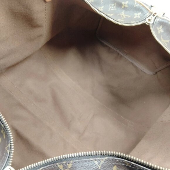 Louis Vuitton LV Boston Bag Keepall Bandouliere 55 Brown Monogram 791-042825 - Picture 8 of 9